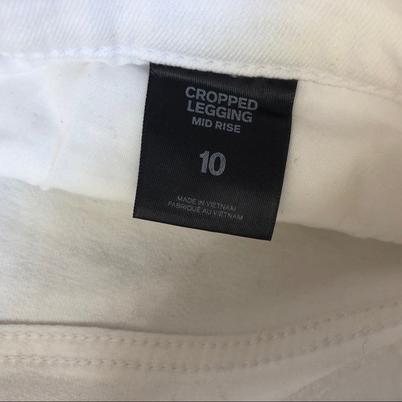 EXPRESS WHITE CROP DISTRESSED DENIM - Picture 6 of 6